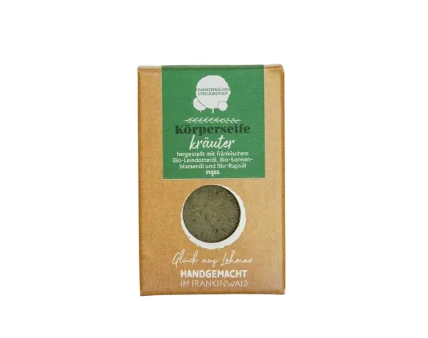 Körperseife Kräuter mit Peeling vegan