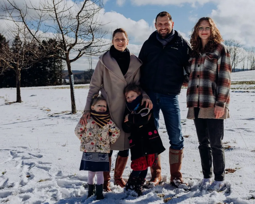 Familie vom Streuobsthof aus Löhmar